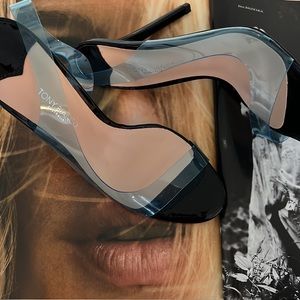 New!! Tony Bianco Kandis blue vynalite 6size